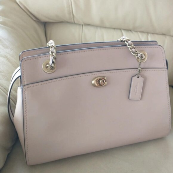 COACH Refined Calf Leather Parker Carryall B4/Beechwood - Picture 2 of 7